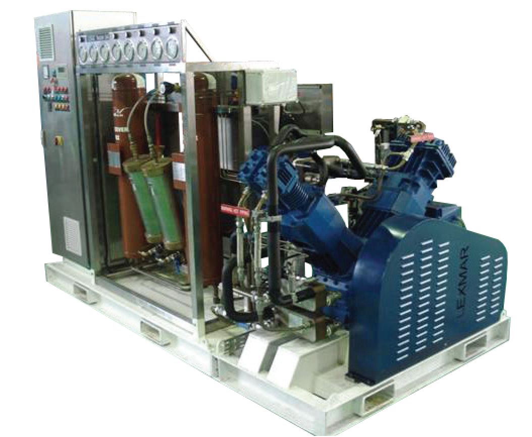 LEZGAZ Diver Gas Reclaim Unit Single Compressor BayTech Industries / BayTech Rentals