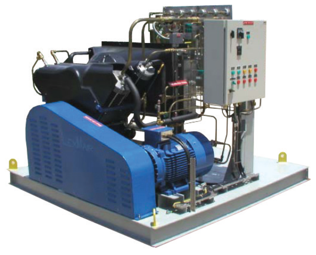LEZGAZ Diver Gas Reclaim Unit Single Compressor BayTech Industries / BayTech Rentals